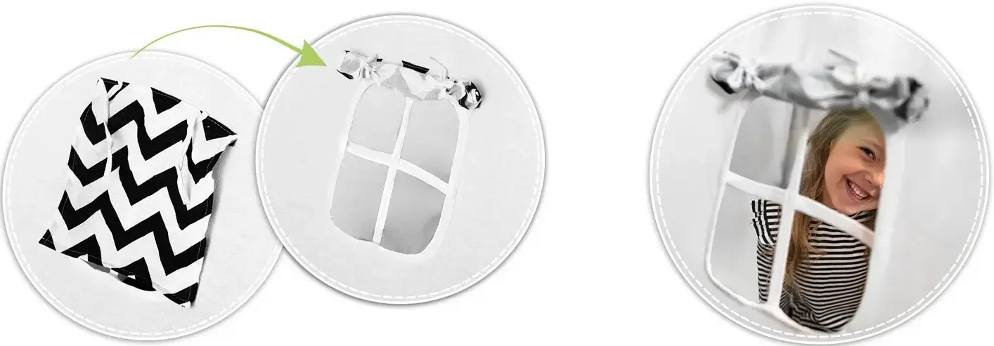 Палатка детская Nukido 740025 (Black/White) - 7