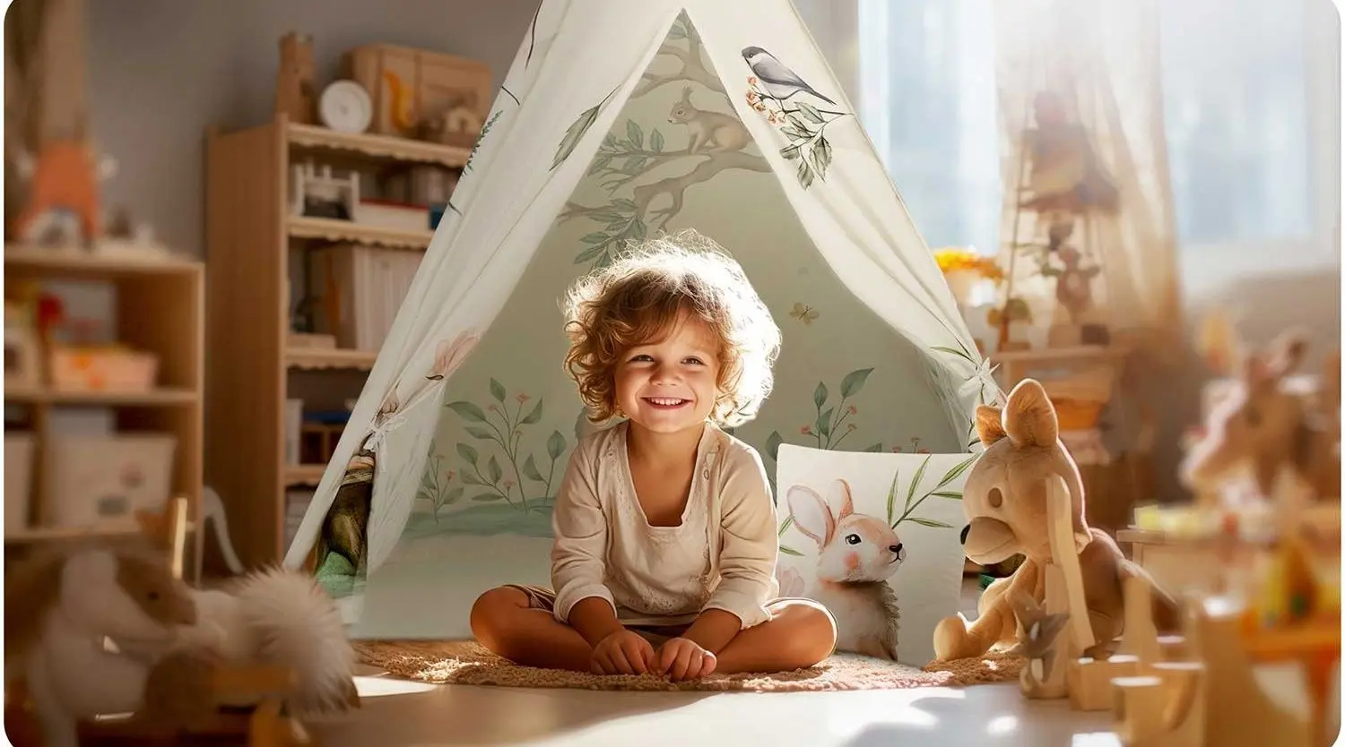 Cort pentru copii Nukido 740700 (Beige)