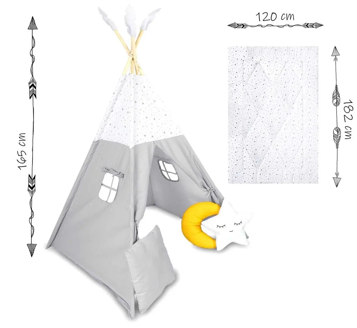 Cort pentru copii Nukido NK-406 (Light Grey)