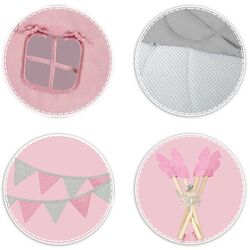 Cort pentru copii Nukido NK-406 (Pink) Thumb