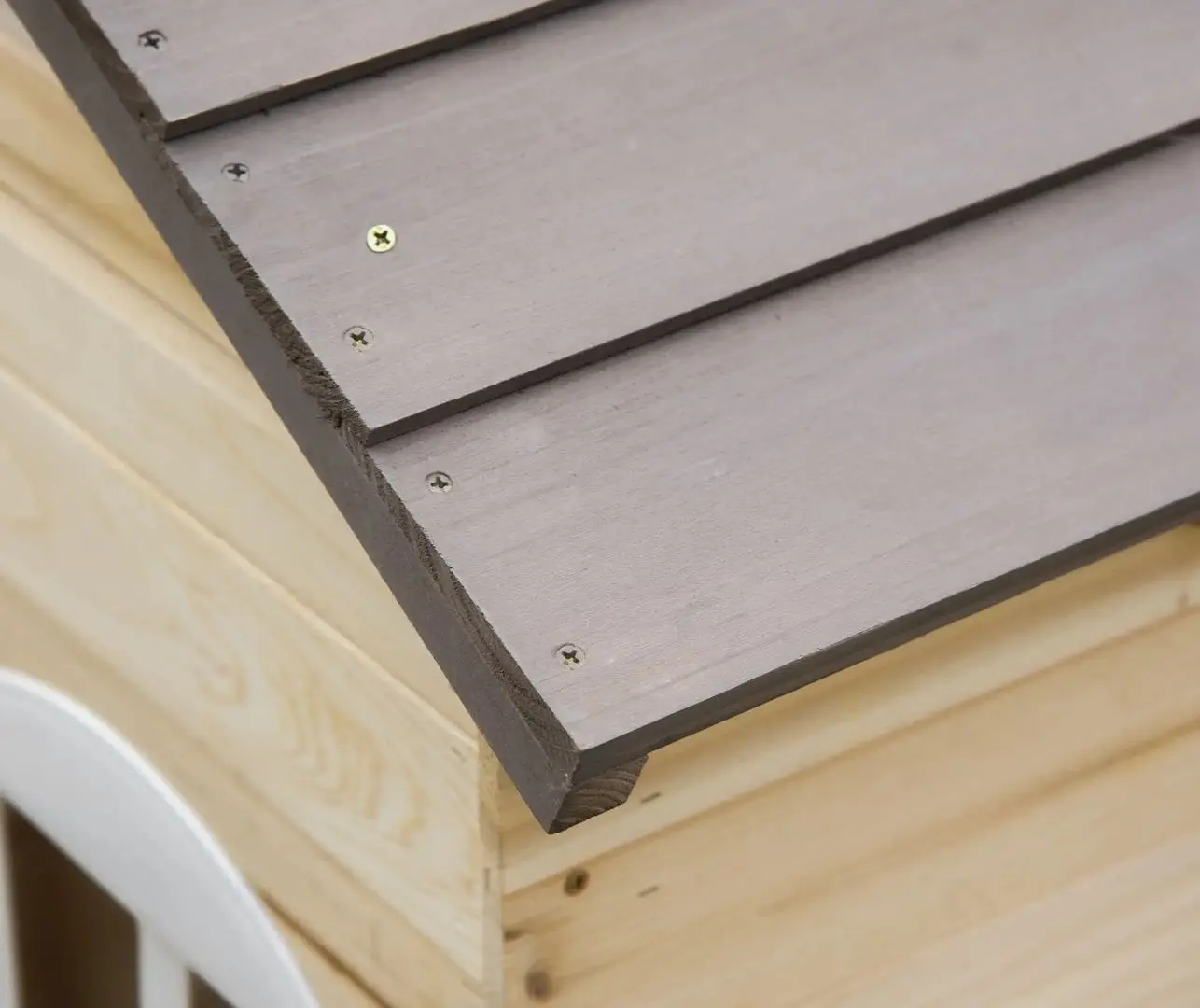 Casuta pentru joaca Outsunny 345-024 (Natural) - 4