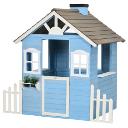 Игровой домик Outsunny 345-025V00BU (Blue) Thumb