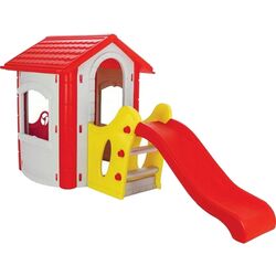 Домик с горкой Pilsan Happy House 06432 (Grey/Red)