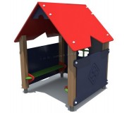 Casuta pentru joaca PlayPark 150x125 (Multicolor)