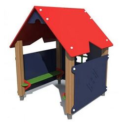 Casuta pentru joaca PlayPark DB-014 (Red/Blue)