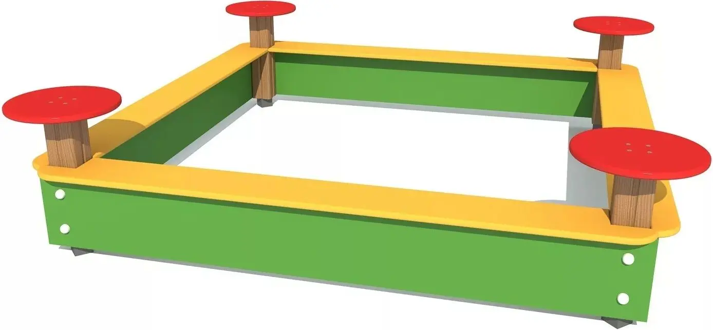 Casuta de joaca cu nisipiera PlayPark DB-112 (Multicolore) - 3