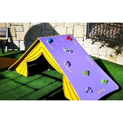 Casuta pentru joaca cu perete de alpinism PlayPark DS-35 (Orange) Thumb