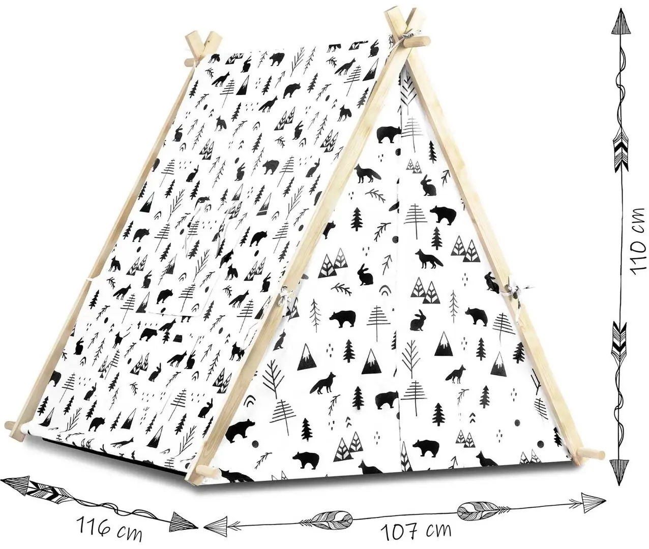 Cort pentru copii Ricokids 740500 (White)