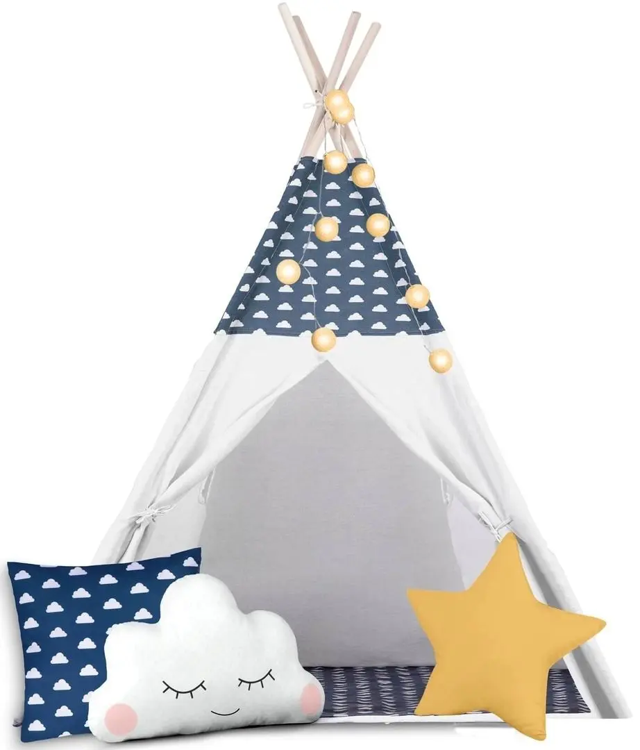 Cort pentru copii Ricokids Nukido (Dark Blue/White)