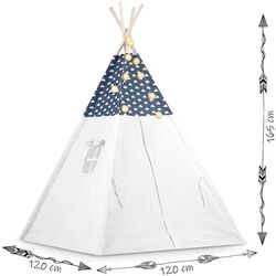 Cort pentru copii Ricokids Nukido (Dark Blue/White) Thumb