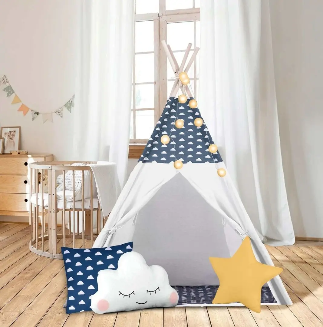 Cort pentru copii Ricokids Nukido (Dark Blue/White)