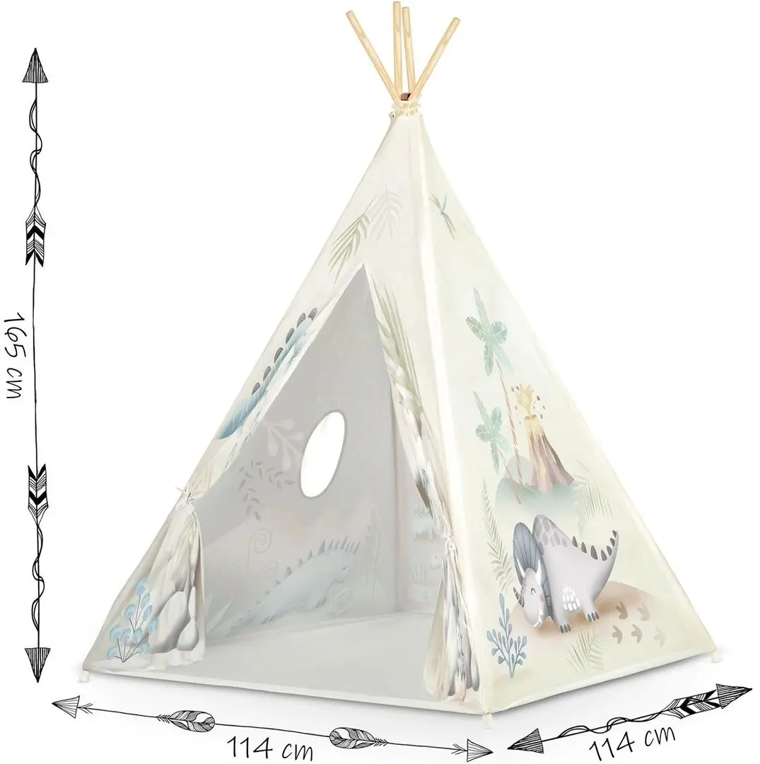 Cort pentru copii Ricokids Nukido Dino (Biege)