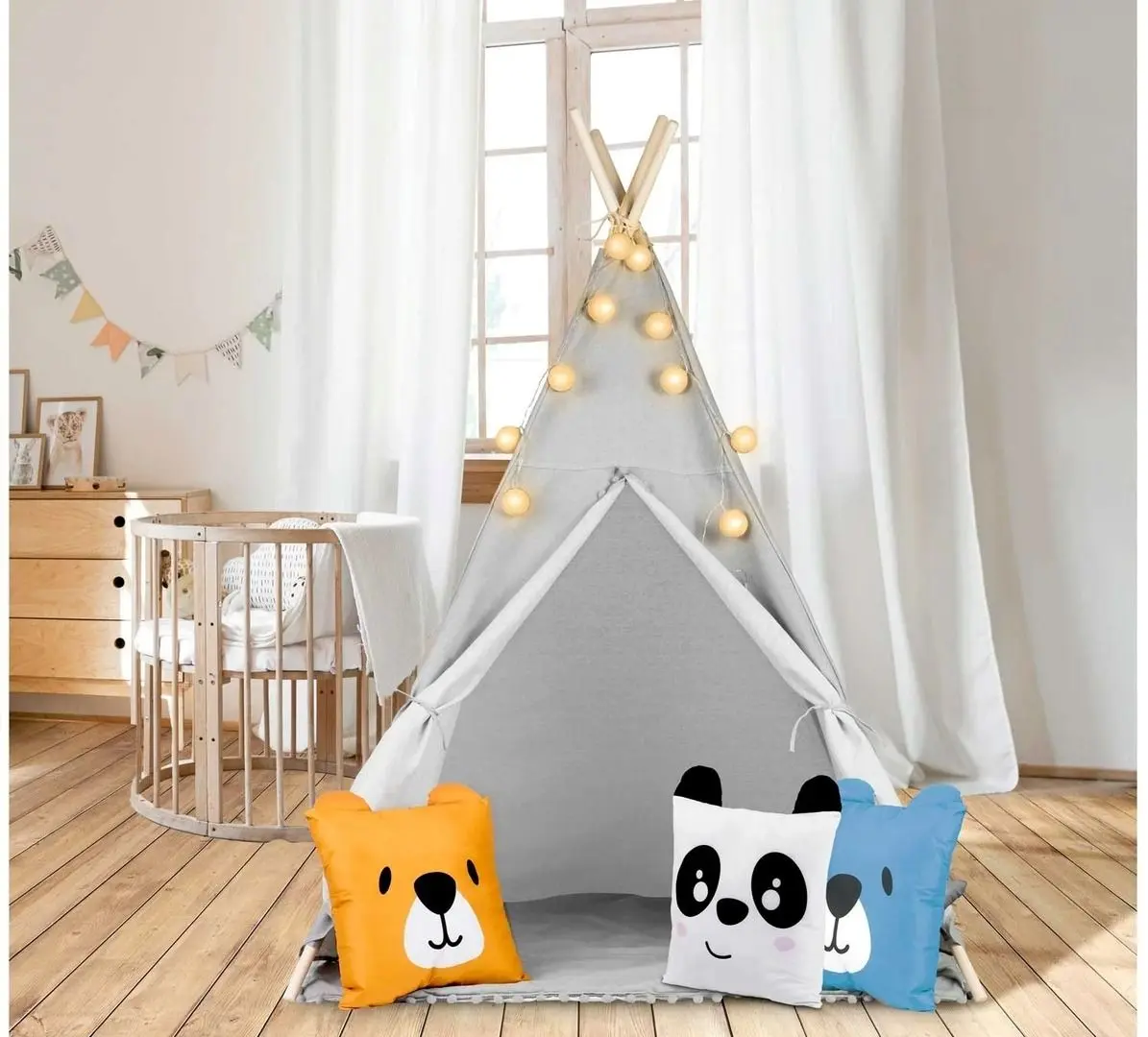 Cort pentru copii Ricokids Nukido (Grey)