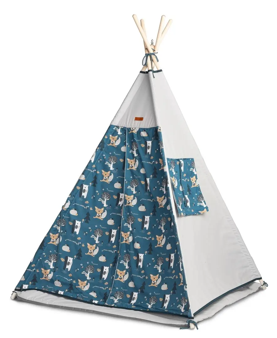 Cort de joaca Sensillo Tipi Meadow (Blue)