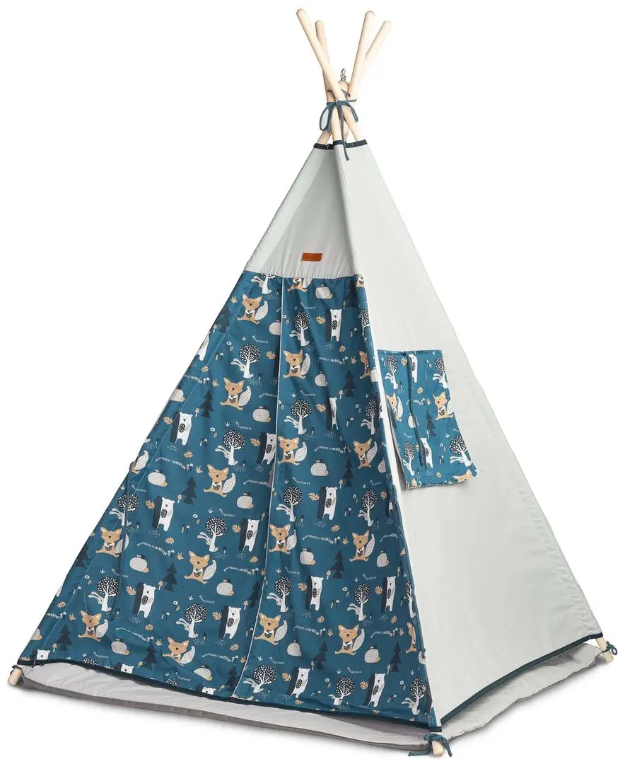 Cort pentru copii Sensillo Teepee Tent (Navy/Grey)