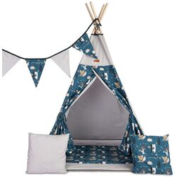 Cort pentru copii Sensillo Teepee Tent (Navy/Grey) Thumb