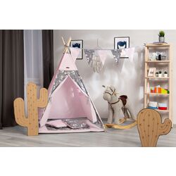 Cort pentru copii Sensillo Teepee Tent (Pink) Thumb
