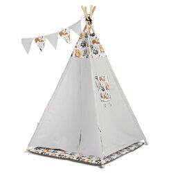 Cort pentru copii SensilloTeepee Tent Raccoons (Grey) Thumb