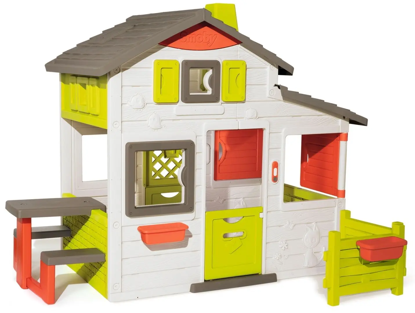 Casuta pentru joaca Smoby Neo Friends House (Multicolor)