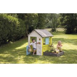 Casuta de joaca cu nisipiera Smoby 810728 (Green/Grey) Thumb