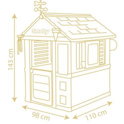 Casuta de joaca Smoby 4 Seasons 810731 (Blue/Grey) Thumb