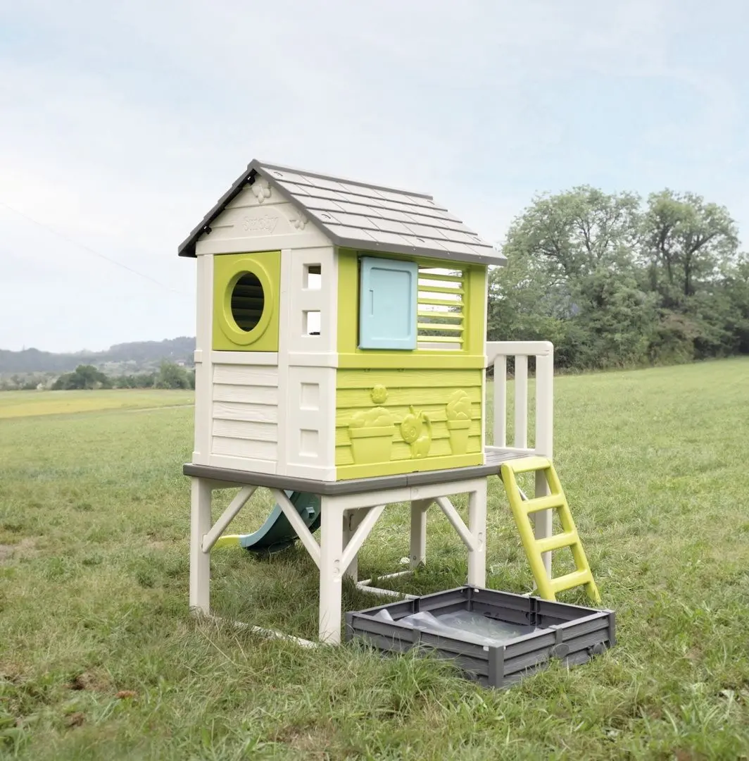 Casuta de joaca Smoby 810801 (Green/Beige)