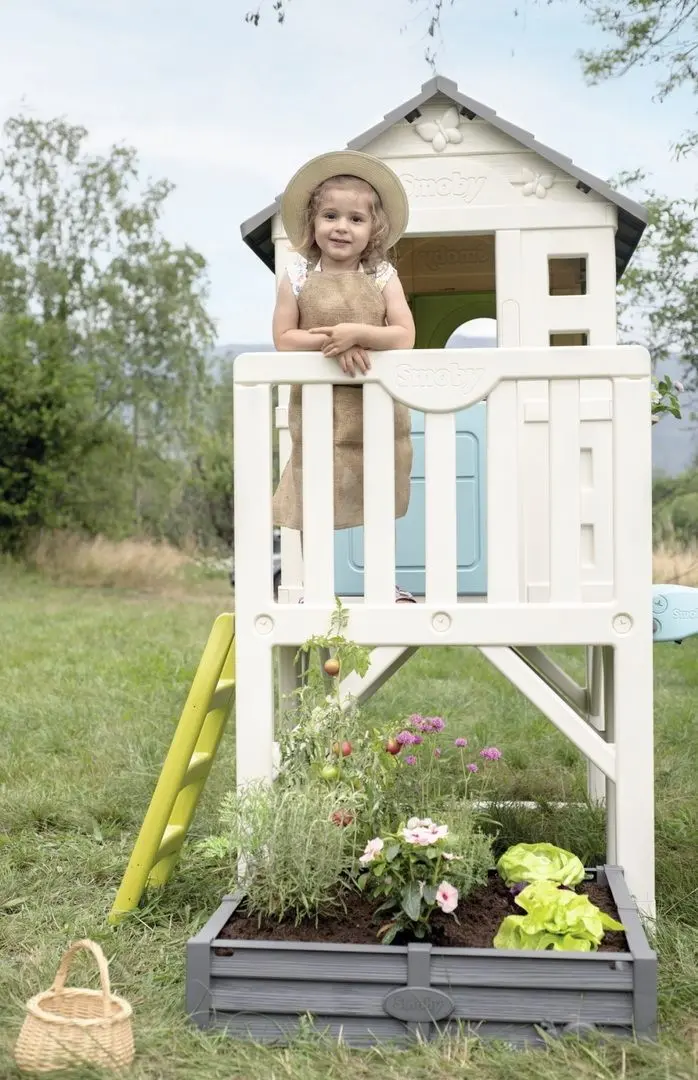 Casuta de joaca Smoby 810801 (Green/Beige)