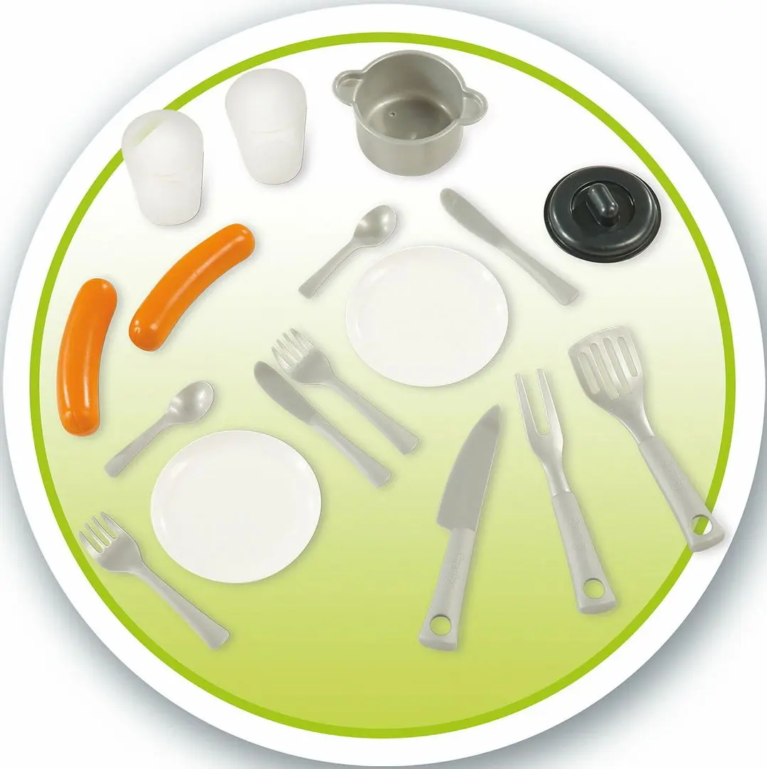 Bucătărie de vară pentru o casă de joacă Smoby Neo Jura (Multicolor)