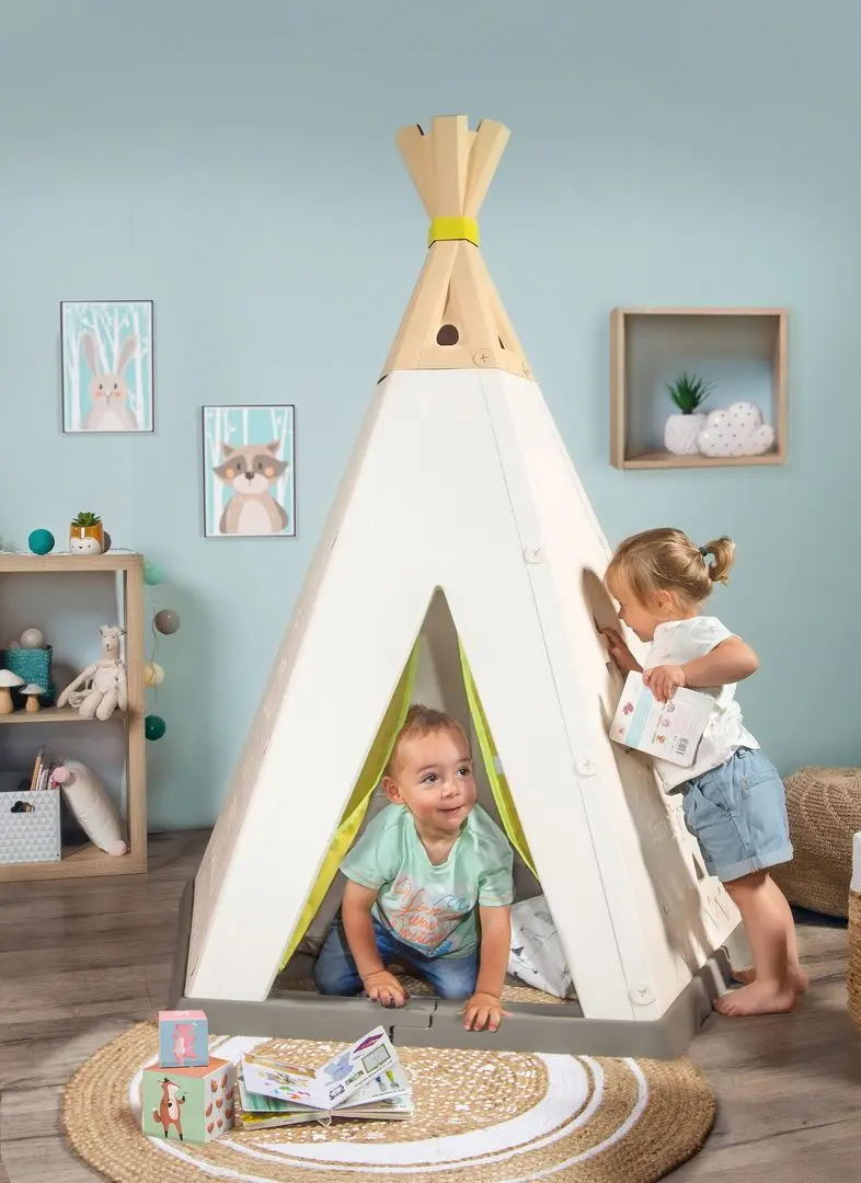 Cort pentru copii Smoby Teepee (White)