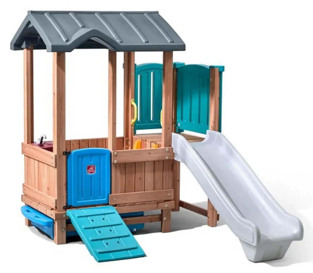 Casuta pentru joaca Step2 4906KR (Brown/Blue) - 3