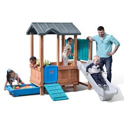 Casuta pentru joaca Step2 4906KR (Brown/Blue) Thumb