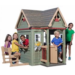 Casuta pentru joaca Step2 B1706316 (Brown/Green) Thumb