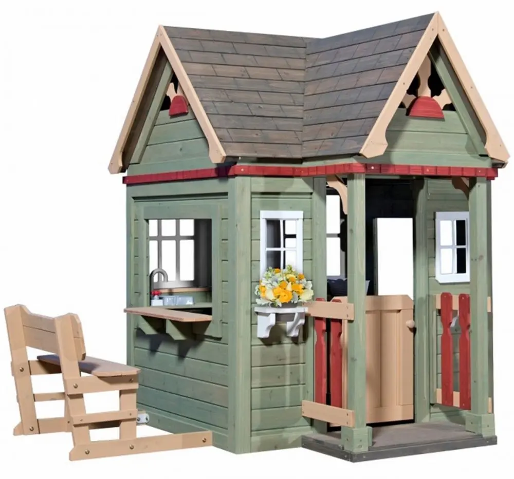 Casuta pentru joaca Step2 B1706316 (Brown/Green)