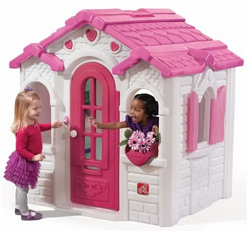 Casuta pentru joaca Step2 Sweetheart Playhouse (Pink/White) - 2