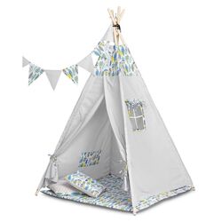 Cort pentru copii Toyz Teepee Tent  Feathers Colorful (Grey) Thumb