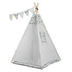 Cort pentru copii Toyz Teepee Tent  Feathers Colorful (Grey) Thumb