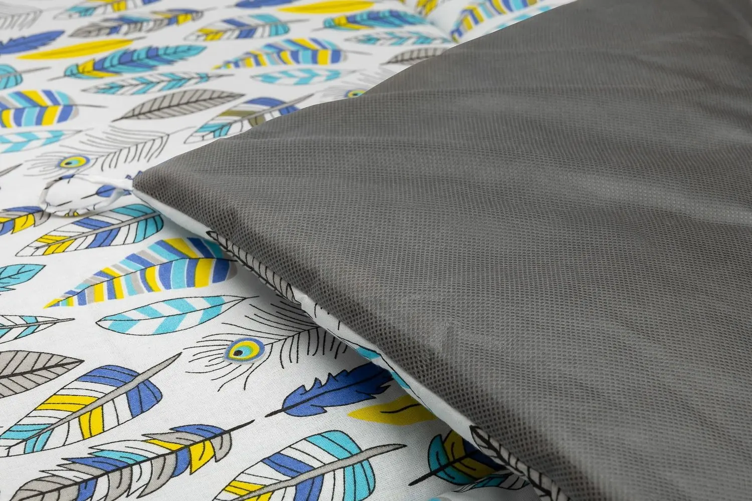 Cort pentru copii Toyz Teepee Tent  Feathers Colorful (Grey) - 5