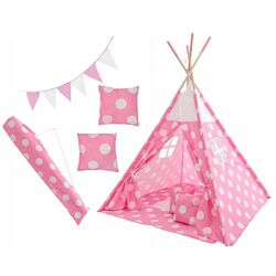 Cort pentru copii Tutumi Dots (Pink/White) Thumb