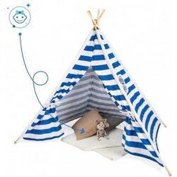 Палатка детская Tutumi Teepee (Blue/White) Thumb