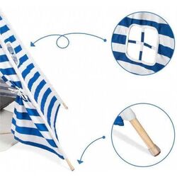 Палатка детская Tutumi Teepee (Blue/White) Thumb