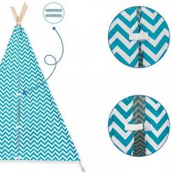 Палатка детская Tutumi Teepee (Turquoise) Thumb