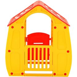 Casuta pentru joaca VidaXL 316177 102x90x109 (Green/Red) Thumb