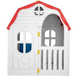 Игровой домик VidaXL 92577 (White/Red) Thumb