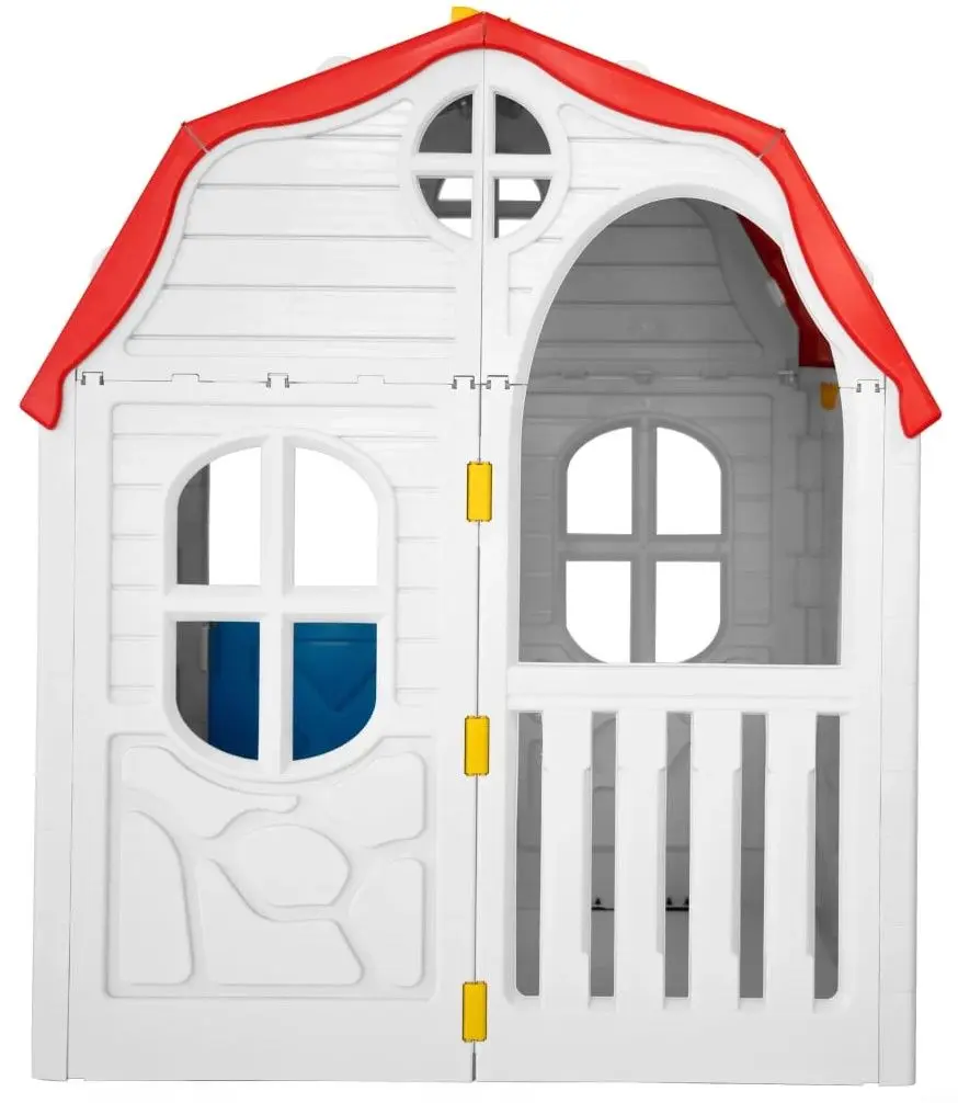 Игровой домик VidaXL 92577 (White/Red) - 3