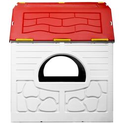 Игровой домик VidaXL 92577 (White/Red) Thumb