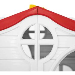 Игровой домик VidaXL 92577 (White/Red) Thumb