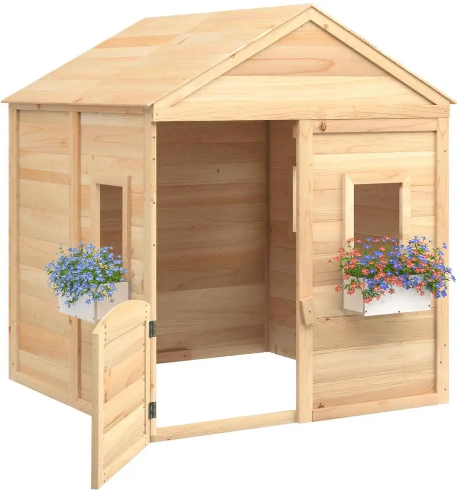 Casuta pentru joaca VidaXL 93686 125x120x132 (Brown)