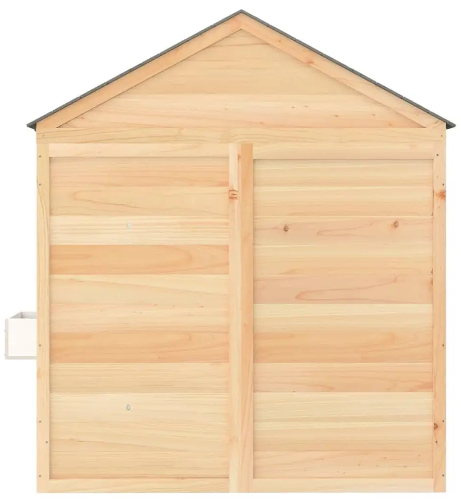 Casuta pentru joaca VidaXL 93687 (Beige/Grey) - 5