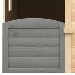 Casuta pentru joaca VidaXL 93687 (Beige/Grey) Thumb