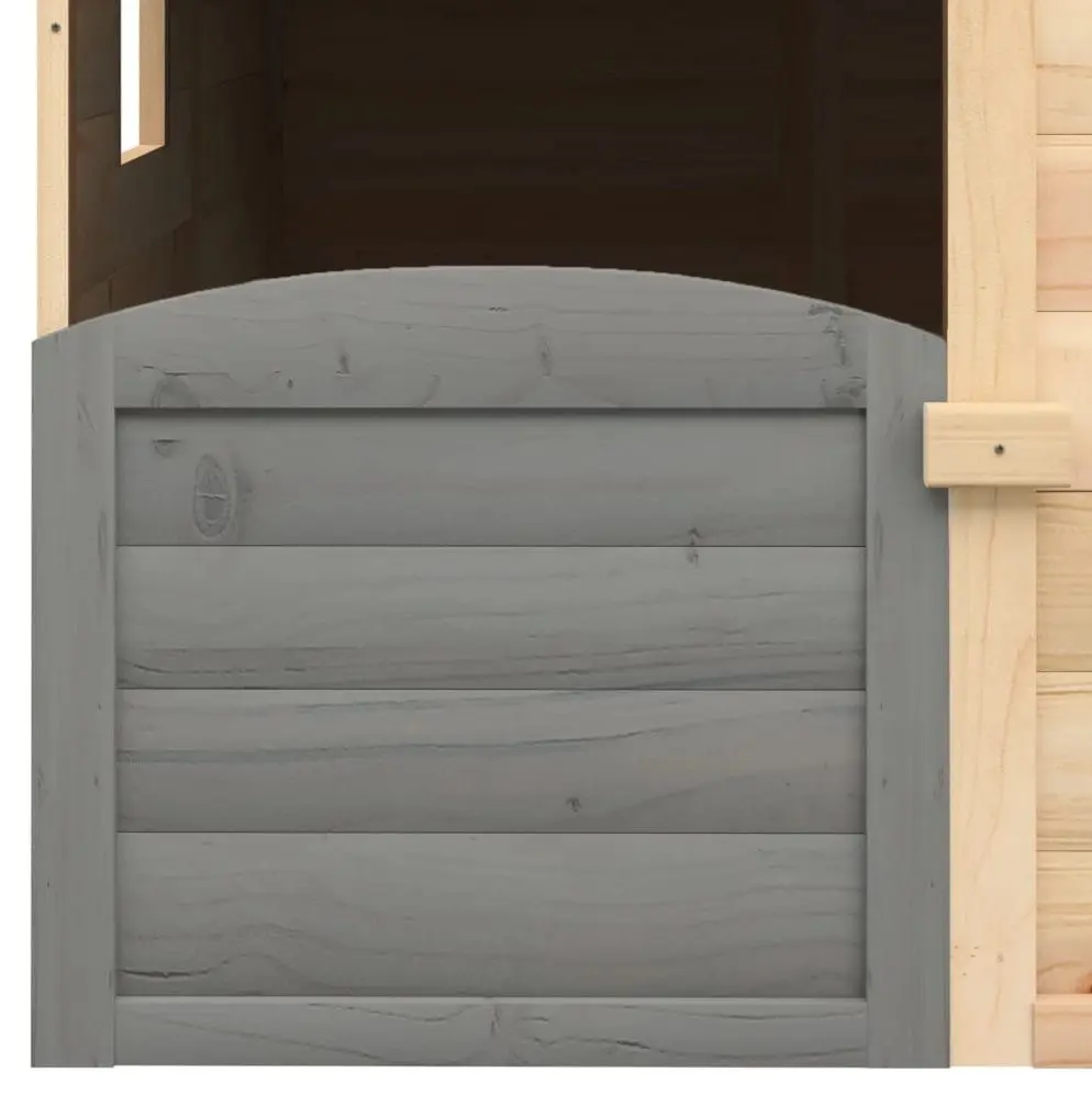 Casuta pentru joaca VidaXL 93687 (Beige/Grey) - 6